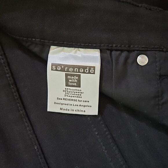 Serenede Cybercloud Men's Black Cargo Jeans Slim Fit Pants - Size 42 Denincore - Picture 10 of 15